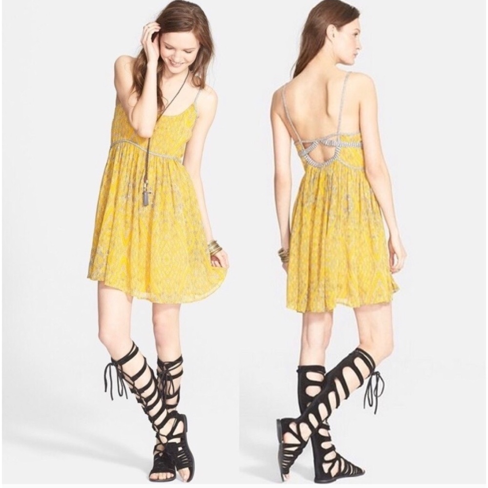 Free People Periscopes in the Sky babydoll dress